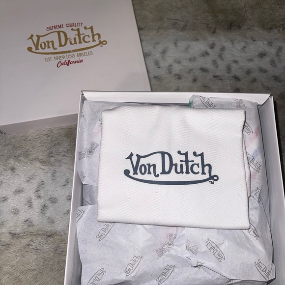 SOLD SOLD SOLD!!! NWT Von Dutch Barbershop Stripe Bowling Bag - Picture 3 of 8